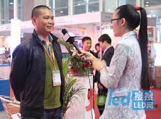 崔良杰接受《LED屏顯世界》采訪